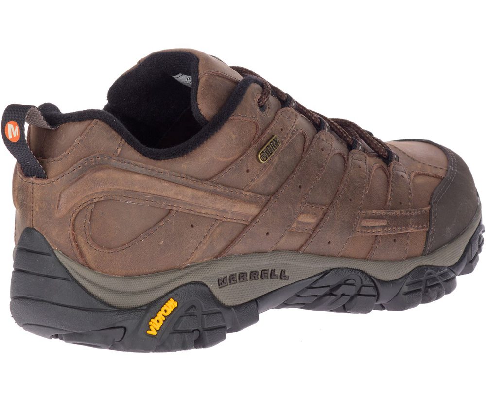 Tenis Homem - Merrell Moab 2 Prime Waterproof Wide Width - Marrom - QJA731240